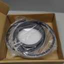 CANEOE Small Modern LED Ceiling Light, 2 Rings Creative Design Ceiling Lamp Black Indoor Hallway Light Fixtures for Living Room Bedroom Kitchen Office (Cool White, 6000K)