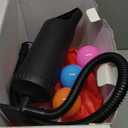 QPAU 3-in-1 Inflatable Bounce House for Toddlers 1-3, Ball Pit & Trampoline, Inflatable Bouncy House with Pump, Safety Net, Indoor & Outdoor Bubble Bouncer Baby Play Yard