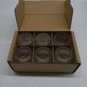 Consou Mini Glasses Set of 6, 15 oz Hobnail Glassware Thick Glass Heavy Base