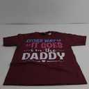 Either Way It Goes I'm The Daddy Gender Reveal Baby Shower T-Shirt (Black), M