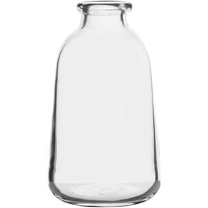 Elements Glass Milk Bottle Vase, for Use with Dried or Faux Flowers and Greenery, 6.7x6.7x9.4 Inch, Clear Elements Glass Milk Bottle Vase, for Use with Dried or Faux Flowers and Greenery, 6.7x6.7x9.4 Inch, Clear
