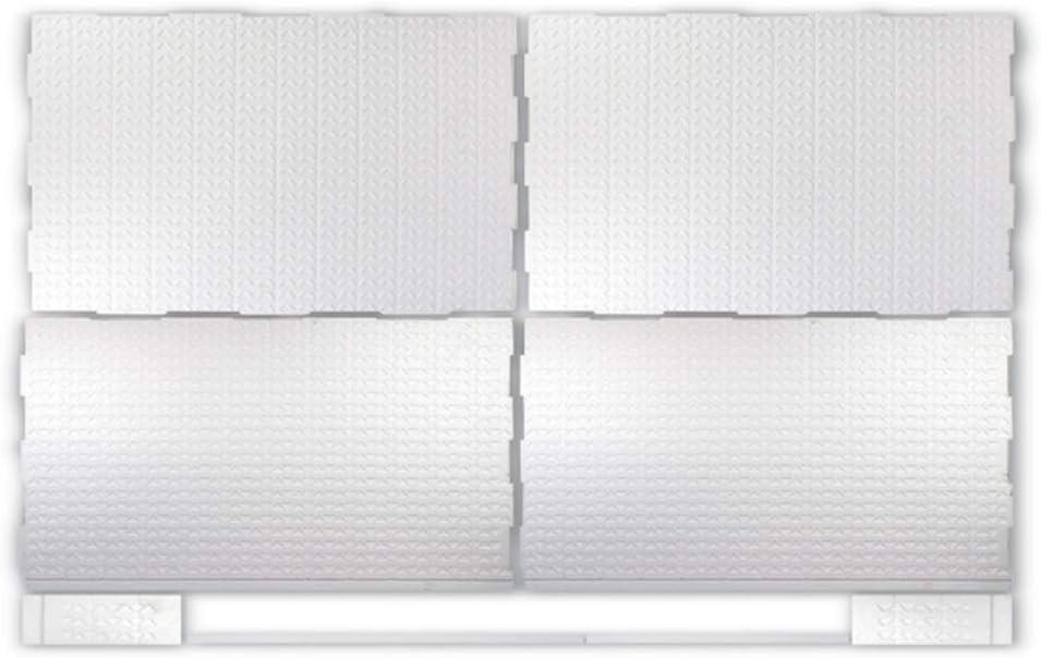 Prova TT8903END02 Waterproofing Shower Offset Pan Kit 48 Inch x 48 Inch for Linear Drain, Shower Waterproofing Kit with Offset Drain Layout for Tile Shower Installation