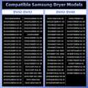 Upgraded DC47-00019A Dryer Heating Element for Samsung DV45H7000EW/A2 DVE45T3400P/A3 DVE50T5300C/A3 DVE45R6100W/A3 DV42H5000EW/A3 DVE45R6100C/A3 DVE50M7450W/A3 DVE50R5200W/A3 DVE50R5400W/A3