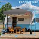 12x12 Pop Up Canopy, Easy Up Canopy Tent, Light Grey
