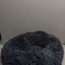 Donut Dog Bed - Premium Comfort for Anxiety Relief - Fluffy & Calming Design with Ultra-Plush Support | Cozy Round Dog Bed with Super Soft Circle Style (Dark Grey, Small)