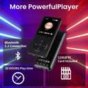 128GB MP3 Player,with Bluetooth 5.2, Music Player with Built-in HD Speaker, HiFi Sound, E-Book, Earphones IncludedVoice Recorder