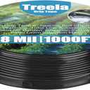 Treela 1000ft 5/8 Inch Drip Tape 6" Spacing Roll 8 Mil Irrigation Hose Garden Watering Tube Line Automatic Equipment for Garden Irrigation System Flower Patio Lawn Hose
