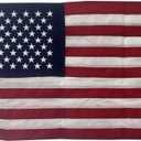 12x18" American Boat Flag - Marine Grade US Flag, Embroidered All Weather Nylon with Reinforced Stitching - for outdoor use, Made In USA