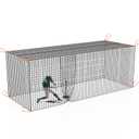 10x10x35ft Heavy Duty Enclosed Batting Cage Net With Door, Only Net, No Poles and Frame, Professional Softball Baseball Nets for Batting and Pitching, Batting Cages for Backyard