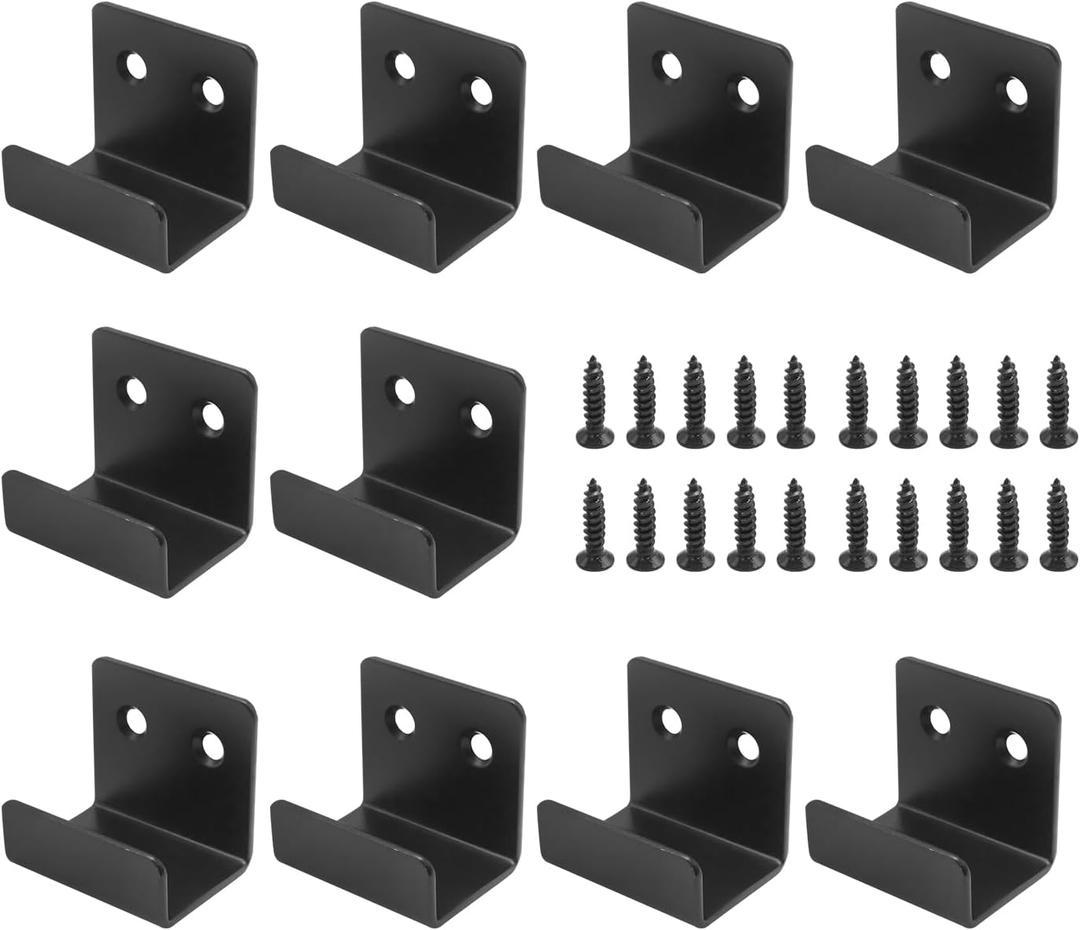 10Pcs Stainless Steel Tile Hanger Bracket Hook, Heavy Duty J Hook for Mirrors, Picture Frame, Ceramic Wall Display (20mm Inner Width)