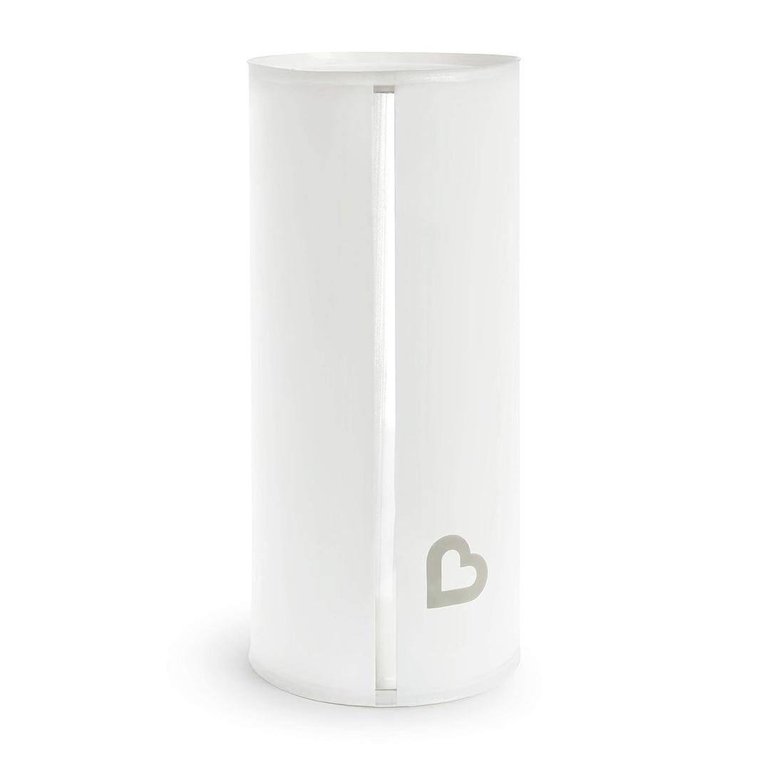 Munchkin® Toss™ Portable Disposable Diaper Pail, Holds up to 30 Newborn Diapers, 1 Pack, White