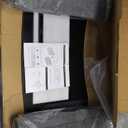 Overbed Table with Tablet and Phone Slot, Over Bed Desk with Arm Rests, Bed Table for Eating and Laptop, Working, Writing in Bed Couch