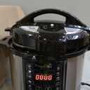 MegaChef MCPR120A 8 Quart Digital Pressure Cooker with 13 Pre-set Multi Function Features, Stainless Steel
