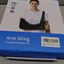 Velpeau Arm Sling Shoulder Immobilizer for Women and Men, fit Left or Right Arm - Rotator Cuff Support Brace - Medical Sling for Shoulder, Clavicle, Elbow Injury (Comfort type, Small: Bust 24-29.5)
