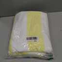 HENBAY Cotton Oversized Beach Towel - Large 70 x 35 Inch Pool Towel, Yellow Striped Quick Dry Swimming Cabana Towel