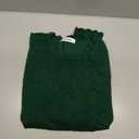 GRACE KARIN Women's High Stretchy Long Sleeve Pullover Sweater Blouse Top (Green, XXL)
