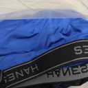 Hanes Men's Underwear Pack, 3-Pack, Total Support Pouch Boxer Briefs or Trunks, Moisture-Wicking Underwear for Men (Blue/Grey/Black)