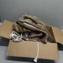 Homemate Heated Blanket Electric Throw - 50"x60" Heating Blanket Throw 1/2/4/6/8 Hours Auto-Off 10 Heat Level Over-Heat Protection Flannel Sherpa ETL Certification