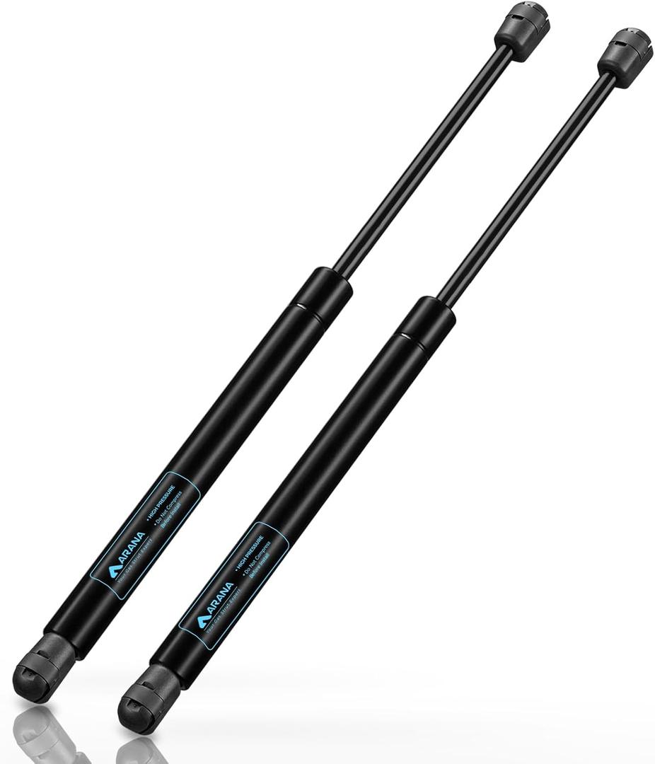 ARANA C1622127 15 inch 50 Lb Gas Struts Spring Shocks C16-22127 15" 50Lb Lift Support for Leer Canopy Rear Window Truck Topper Camper Shell Motorhome Storage Door, Set of 2