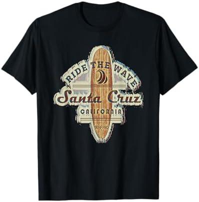 Santa Cruz, Surfer Surfboard Vintage Tshirt T-Shirt 2XL Gray
