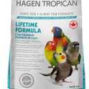 HARI Tropican Bird Food, Hagen Parrot Food with Peanuts & Sunflower Seeds, Maintenance Parrot Granules 2 mm, Lifetime Formula, 1.8 lb Bag, Pack of 2