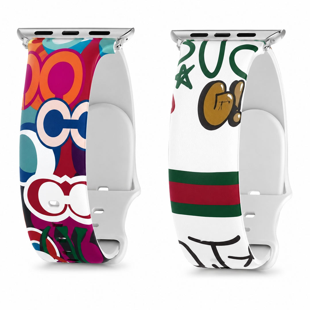 NYENEIL Compatible with Apple Watch Band 42mm 44mm 45mm 46mm 49mm Ultra Series 10/9/8/7/6/5/4/3/2/1iwatch bands,Luxury Soft Strap Sport Wristbands for Women Men colorful+white
