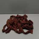 Medieval Mens Viking Cotton Long Puttees Leg Wraps Belt LARP Pirate Cosplay CostumesLength:165.35 inches (Brown)