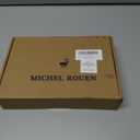 Rouen Polo Shirts for Men Dry Fit Performance Heather Stripe Golf Polo Moisture Wicking Lightweight Breathable Golf Shirts (Red, XXL)