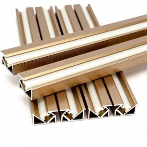 JARBIH 3.3ft/1M LED Recessed Aluminum Profiles,YW Shape 45º Oblique Beam, 6 Packs