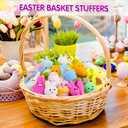Easter Egg Fillers - 30 Pack Kawaii Mochi Squishy Toys for Easter Basket Stuffers, Mini Cute Squishies Squeeze Toy Easter Party Favors, Easter Gifts for Kids Classroom Prizes School Rewards