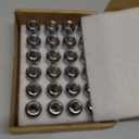 GAsupply M14x1.5 Lug Nuts - Long Bulge Acorn Closed End Chrome Lug Nuts Conical Seat 1.9" Tall 3/4" Hex Compatible with Ford Chevy Lincoln GMC Cadillac (24 Pack)
