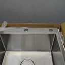 20" x 16" Drop in Kitchen Sink 304 Stainless Steel Single Bowl Topmount Kitchen Sink with Drain Kit and Bottom Grid, Brushed