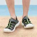 Balabala Kids Sandals Boys Sandals Girls Sandalsr Beaches Sandals Outdoor Sports Sandals Non-slip Summe Athletic Sandals (13 Little Kid, Dark Grey)