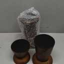 Pillar Candle Holders Set of 3 Wooden Candle Holders Decorative Wood Candlestick Holders for Living Room, Table Centerpiece for Wedding, Christmas, Party, Home - 4", 6", 8"