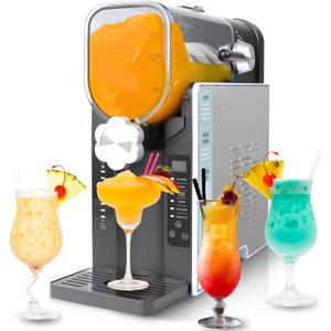 Slushie Machine for Home No Ice Needed, 88 oz Frozen Drink Maker with 6 Preset Programs for Margaritas, Frappés, Milk Shake and More, Auto-Clean & Quiet Operation