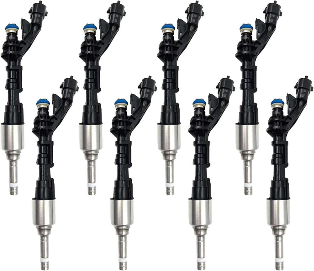 8PCS 0261500298 Fuel Injectors, Compatible with F-Type XF XFR XFR-S XJ XKR-S Land Rover Range Rover Sport 2010-2018, Automotive Replaces Part 0261500159, LR069897, LR011964