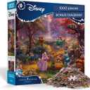 Buffalo Games  Thomas Kinkade Disneys Robin Hood 1000 Piece Jigsaw Puzzle for Adults with Full-Color Reference Poster