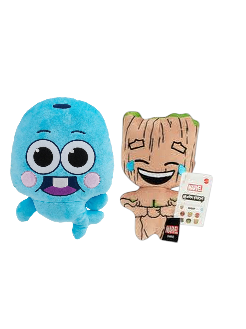 DI BABY SHARK FIN FRIEDS 8IN PLUSH AND  DI MTL MARVEL MOODIVERSE PLUSH AST