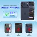 XcaseBar compatible with iPhone 17 Pro Max 6.9" Wallet case with Zipper Credit Card HolderRFID Blocking,Flip Folio Book PU Phone case Shockproof Cover Women Men for Apple 17 Pro Max case Wine Red