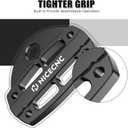 NICECNC Handlebar Clamp Aluminum Compatible with Yamaha Raptor 700 2006-2009 2011-2026, Raptor 700 Special Edition 2010 Black