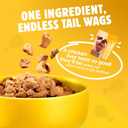 Freeze Dried Dog Treats - Cage-Free Chicken Liver - Dog Food Dry Snacks - with Protein & Omega 3s - for All Breeds & Sizes - No Artificial Flavors & Dyes, No Preservatives - 1 Pouch, 4 oz