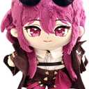 CALEMBOU Anime Plush Dress Up Doll Cute Chibi Figure Plushies 20cm Soft Chinese Cotton Dolls Collectible Gift for Honkai Star Rail Fans (KafkaDoll)