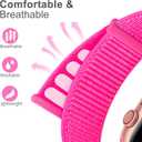 AMSKY Sport Nylon Loop Band Compatible with Apple Watch Bands 38MM 40MM 41MM 42MM 44MM 45MM 46MM 49MM Women Men,Breathable Adjustable Straps for iWatch Band Series 11 10 SE 9 8 7 6 5 4 3 2 Ultra