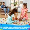 Mini Soft Foam Balls Assorted Play Balls Lightweight for Crafts, Birthday Party Favors and Gifts, 1.57"