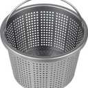 Aluminum Pool Skimmer Basket Replacement Compatible with Pen-tair U-3 & Hayward SP1070, Heavy-Duty Inground Pool Basket with 316 Stainless Steel Comfort Grip Handle