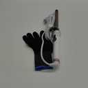 3/4 Inch Curling Iron Professional, Ceramic Tourmaline Curl Wand Barrel, Hair Curler Iron for Short Hair,Glove Include, Glove Include, Gold