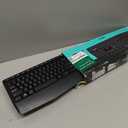 Logitech MK345 Wireless Keyboard and Mouse Combo with Palm Rest, 2.4 GHz USB Receiver, Compatible with PC, Laptop, Black (1 Pack)