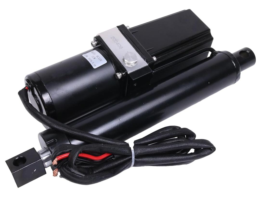 JEENDA DC 12V 8" Hydraulic Motor Heavy Duty Electric Linear Actuator 1760lbs Compatible with Dump Trailers, Lift Tables, Solar Tracking System, Wheelchair Lift,Tractors,Cleaning Vehicle