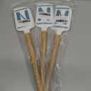 Monogrammed premium Silicone Spatula, Non-stick, Heat Resistant kitchen spatula - Dishwasher Safe - Kitchen Utensils - BPA & BPS Free - Perfect for Baking, Scraping, and Mixing 3PCS (N - Slate Grey)