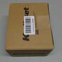 Kwikset Prava Interior Passage Door Knurled Handle, Lever for Closet and Hallway Doors, Reversible Non-Locking Handle Lever, Satin Brass, with Microban Protection